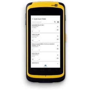 CipherLab RS51 Series Mobile Computer, 1D and 2D Barcode Scanner, RFID and NFC Applications, Wi-Fi and 4G LTE Connections, 4.7 Inch Display, Rechargeable and Replaceable Battery