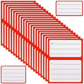 100 Self-Adhesive to/from Address Mailing Labels, Perfect for Boxes, Envelopes, and Shipping (4.5x3.5 Inch).