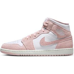Jordan Men's 1 Mid SE White/Legend Pink-Sail (FN5215 161)
