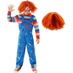 Morph Play Time Killer Costume With Wig Halloween Costumes For Boys Horror Movie Costume Kids Halloween Costumes For Kids