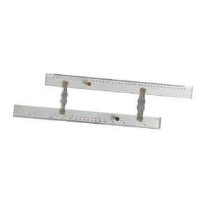 Fish Ruler Slide Ruler for Mathematics Marine Parallel Ruler, High Accuracy Mapping Points to Pull Parallel Ruler Tshirt Ruler Guide Parallels Nautical Charts Parallel Ruler for Boat (450mm)