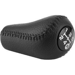 Car Shift Knob, 33504-20120-C0 Leather Black Great Hand Feeling Gear Shift Knob Handball Shift Lever Fit for Toyota 4Runner/Pickup/Hilux Surf/Land Cruiser Prado