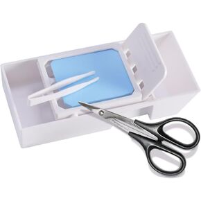 Model Decal Tool with Curved plastic Scissors, Tweezers and Sponge PadComprehensive Water Sticker Kit for tools, Aircraftand Tank Hobbyist Models