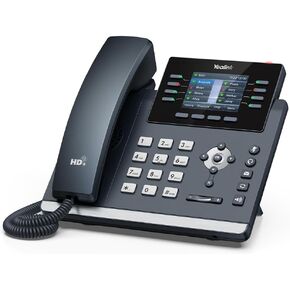 Yealink SIP-T44U 1301214-12 VoIP Accounts. 2.8-Inch Color Display, PoE Power Adapter NOT Included, Black