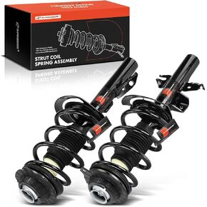 A-Premium Front Pair (2) Complete Strut and Coil Spring Assembly Compatible with Chrysler 200 2015 2016 2017, FWD, Driver and Passenger Side