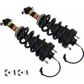 84176631 Front Pair Air Suspension Struts Assembly Magnetic Ride Control Shock Absorbers Electric Automatic For 2015-2020 Cadillac Escalade Chevy Tahoe Suburban Silverado GMC Sierra 1500 Yukon XL