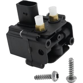 Air Suspension Solenoid Valve Block Replacement for 2009-2017 BMW 535i/535i GT/550i/550i GT/740i/740LD/740Li/750i/750Li/760Li, Replaces# 37206875176, 37206789450