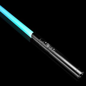 Lightsaber RGB 7 Color Metal Hilt Light Saber Swing USB Rechargeable Light Sword with Sounds Effect for Kids Adults