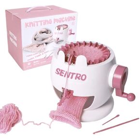 Knitting Board Rotating Double Loom,Smart Round Knitting Machines, 22 Needles Knitting Machines Weaving Loom Kit for Adults and Kids