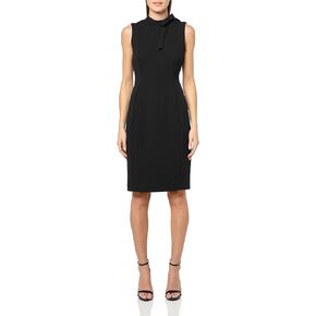 Calvin Klein Women's Sleeveless Scuba Crepe Dress in Kuwait