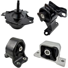 4PCS Engine Motor & Trans Mount Set Compatible with Honda Element 2.4L 2003 2004 2005 2006 with AUTO Trans Mount for A6597 A4573 A4504 A4579