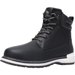 CAMEL CROWN Work Boots for Men Water-Resistant Soft Toe Non Slip, Comfortable Insulated Industrial Construction Boots