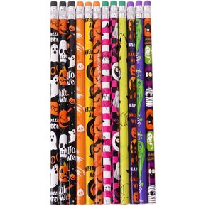 Halloween Stationery hb Pencil 12-set cartoon Creative Reward cute student supplies