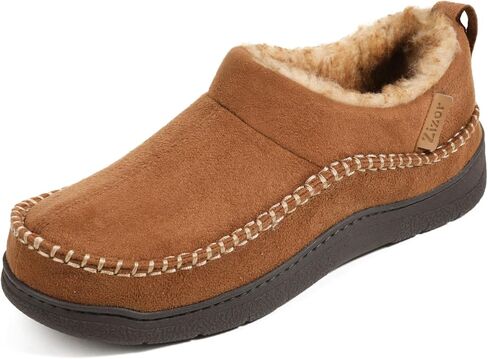 خف Zizor الرجالي Doyle Memory Foam Moccasin House Shoes in Kuwait