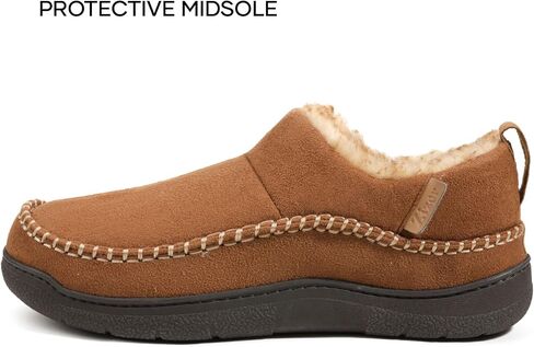 خف Zizor الرجالي Doyle Memory Foam Moccasin House Shoes in Kuwait