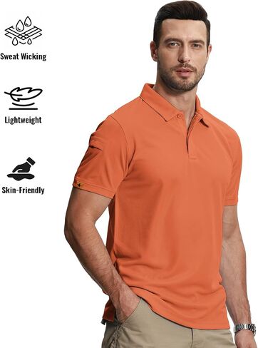 SCODI 5 Pack Mens Polo Shirts Short Sleeve Athletic Golf Polo Shirt for Men Casual Collared Summer Multipack T-Shirts in Saudi Arabia