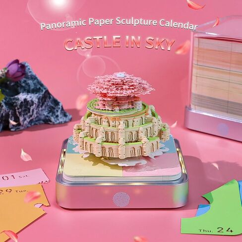 SIWEME 3D Calendar 2026 Paper Art Memo Pad,Tear-Away 3D Desk Time Piece Calendar DIY Note for Record, Bookmark, Gift & Office Decor (Owl) in Kuwait