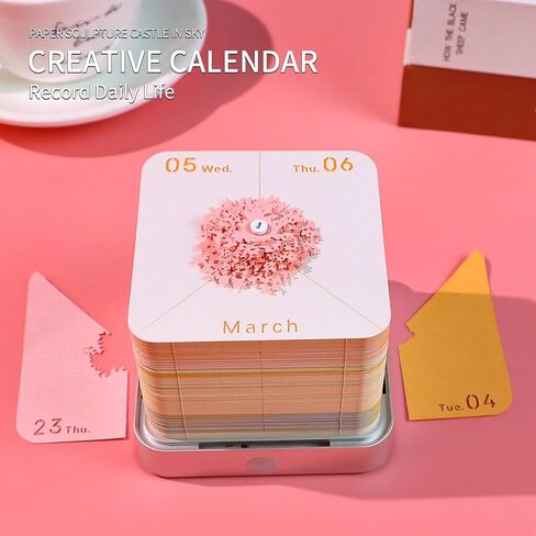 SIWEME 3D Calendar 2026 Paper Art Memo Pad,Tear-Away 3D Desk Time Piece Calendar DIY Note for Record, Bookmark, Gift & Office Decor (Owl) in Kuwait