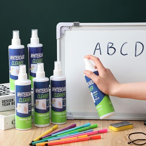 12 Pack Whiteboard Cleaner 8.5oz Dry Erase Board Cleaner White Board Cleaning Spray Dry Erase Cleaner Spray Removes Stubborn Marks from Whiteboard Chalkboard in Saudi Arabia