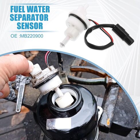 Fuel Water Separator Sensor No.MB220900 Water in Fuel Sensor for GMC Sierra 2500 2001-2011 Plastic White in Saudi Arabia