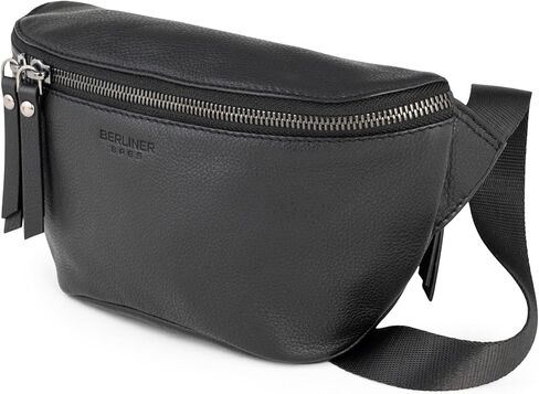 حقيبة برلينر باجز الجلدية العتيقة فاني باك نوح، حقيبة حزام كروس للرجال والنساء - بني in Kuwait