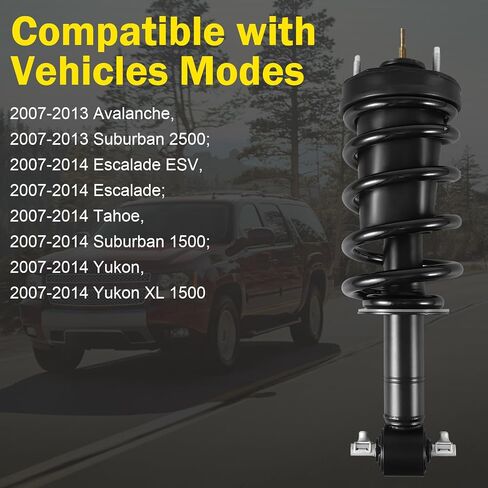 19353951 Front Shock Air Strut Absorber, Compatible with Silverado Tahoe Suburban Escalade EXT ESV Sierra Yukon XL in Saudi Arabia