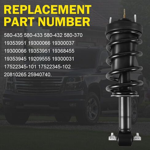 19353951 Front Shock Air Strut Absorber, Compatible with Silverado Tahoe Suburban Escalade EXT ESV Sierra Yukon XL in Saudi Arabia