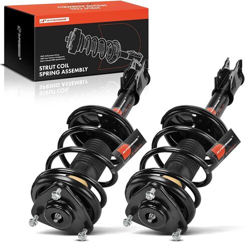 A-Premium Front Pair (2) Complete Strut and Coil Spring Assembly Compatible with Mitsubishi Outlander 2003 2004 2005 2006, Driver and Passenger Side in Saudi Arabia