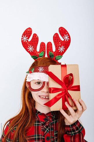 Christmas glasses, glitter holiday glasses frames, clothing accessories glasses, Christmas party holiday gifts in Saudi Arabia