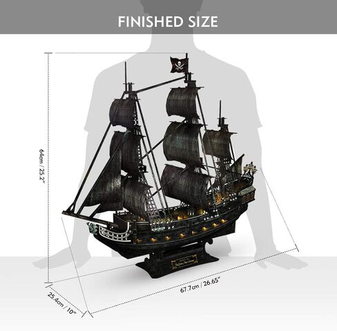 3D Puzzles for Adults - LED Titanic 35'' Large Ship - New Home Desk Decor - House Warming,Wedding,Anniversary,Valentines Day,Christmas Teacher Gifts 2023 Stocking Stuffers for Adults in Kuwait