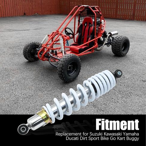 UOIENRT 360 مللي متر 150-250CC ATV أربع عجلات مانع الصدمات الخلفي قابل للتعديل Shcok امتصاص الصدمات استبدال ل الذهاب كارت الرياضة الدراجة in Saudi Arabia