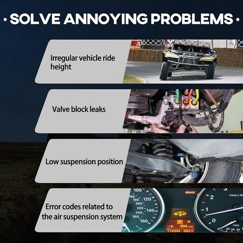 كتلة صمام التعليق الهوائي الأمامي RVH000095 متوافقة مع Land Rover LR3/ Discovery 3 4 Range Rover Sport 05 06 07 08 09 10 11 12 13 RVH000046 RVH500050 RVH000055 in Kuwait