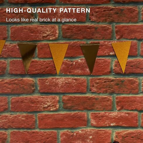 Brick Wall Castle Backdrop & Scene Setter, 4 ft. Tall x 32 ft. Long Medieval Grey Stone/Brick Background - Birthday, Halloween & Theme Party Decoration Supplies - Rooms, Photo Booth & Stage (2) in Kuwait