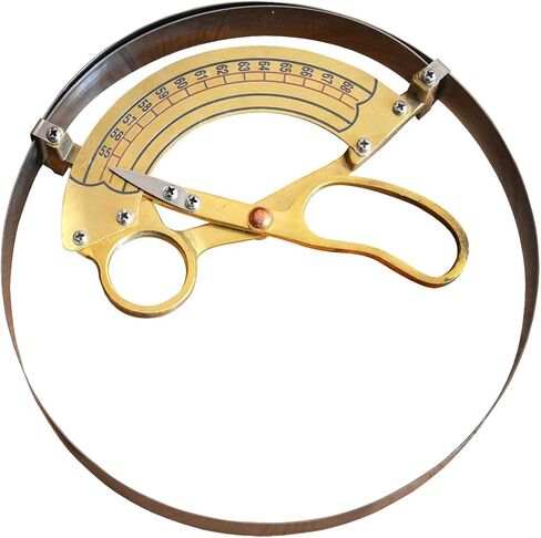 Scissor Type Ring Compass Cap Hat Size Measuring Tool Hand Hold Millinery Sizer B019 (L Size) in Kuwait