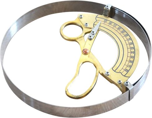 Scissor Type Ring Compass Cap Hat Size Measuring Tool Hand Hold Millinery Sizer B019 (L Size) in Kuwait