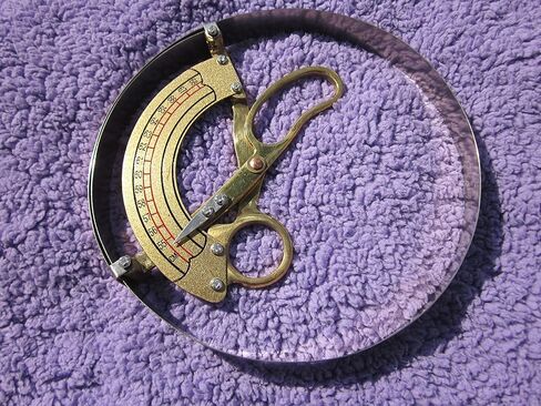 Scissor Type Ring Compass Cap Hat Size Measuring Tool Hand Hold Millinery Sizer B019 (L Size) in Kuwait