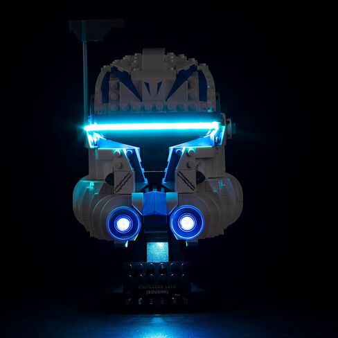 VONADO LED Light Kit Compatible with Lego Captain Rex Helmet Set 75349, DIY Lighting Compatible with Lego Helmet 75349 (No Model), Creative Lights Compatible with Lego Helmet 2023 Series in Kuwait