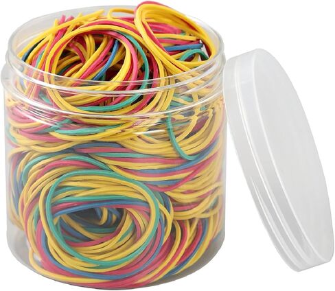 500Pcs 1.5in Black Rubber Bands Stretchable Rubber Elastics Bands General Purpose Elastic Stretchable Bands Sturdy Rubber Bands for Home, Office, School, Stationery Supplies in Saudi Arabia