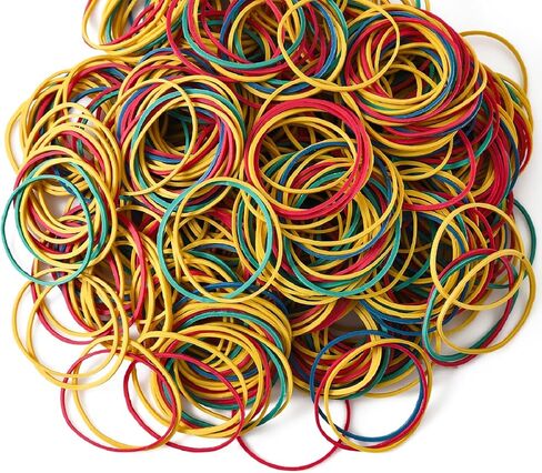 500Pcs 1.5in Black Rubber Bands Stretchable Rubber Elastics Bands General Purpose Elastic Stretchable Bands Sturdy Rubber Bands for Home, Office, School, Stationery Supplies in Saudi Arabia