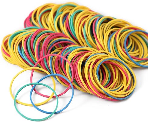 500Pcs 1.5in Black Rubber Bands Stretchable Rubber Elastics Bands General Purpose Elastic Stretchable Bands Sturdy Rubber Bands for Home, Office, School, Stationery Supplies in Saudi Arabia