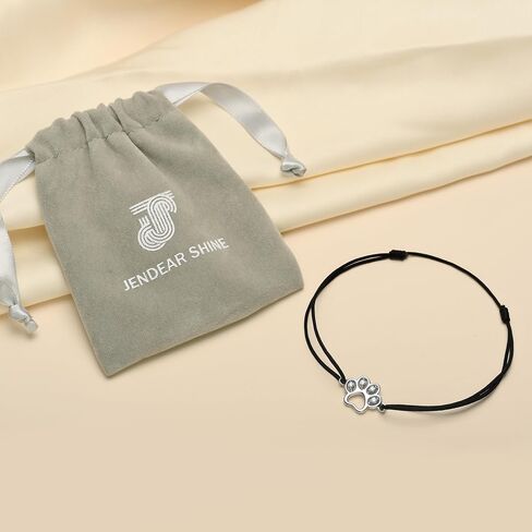 JENDEAR SHINE 925 Sterling Silver Anklet for Women, Adjustable Handmade Rope Chain Waterproof Anklet, Summer Beach Jewelry Anklet Gift in Kuwait