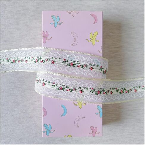 Vintage Lace Trim, Pink Embroidery Lace Ribbons for Crafts, Lace for Sewing Wedding/Bridal Decoration, 10 Yards (Green) in Kuwait