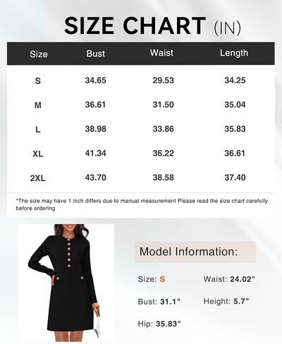 BTFBM Women Fall Dresses 2024 Casual Long Sleeve Bodycon Sweater Dress Decorative Button Formal Mini Dresses in Saudi Arabia