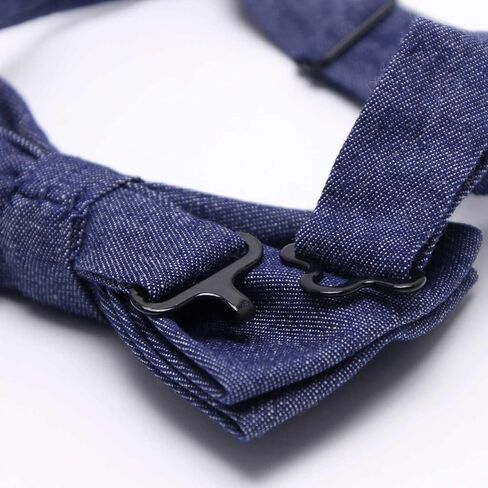 Men's Denim Core Solid Bowtie in Saudi Arabia