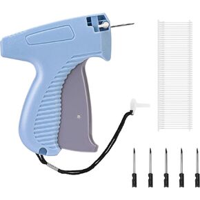 Tagging Gun for Clothing, Standard Retail Price Tag Attacher Gun Kit for Clothes Labeler with 6 Needles & 1000pcs 1" Barbs Fasteners & Organizer Bag for Store Warehouse Consignment Yard Sale