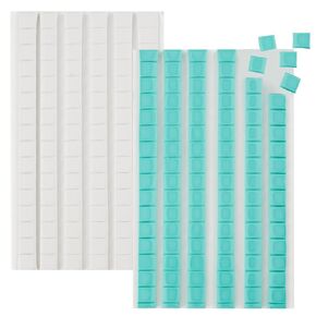 hitsuki Adhesive Poster Sticky Tack Putty Multipurpose Mounting Putty Tacky Putty, Sticky Putty Poster Ticky Tack Wall Putty for Hanging Things Pictures Reusable Removable,192 Pcs,Light Blue+White
