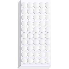Double Sided Round Dot Stickers Removable Clear Glue Point No Trace Sticky Putty Waterproof Small Stickers for Festival Decoration，Craft DIY Art Office Supply and More (150, 20mm)