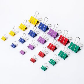 Mr. Pen- Assorted Size and Color Binder Clips, 100 pcs - Paper, Metal Clips for Binding and Organizing