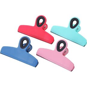 Mr. Pen- Chip Bag Clips, Magnetic Clips, 4 Pack, 5 Inches Wide, Heavy Duty, Bag Clips, Bag Clips for Food, Magnet Clips, Chip Clips, Bag Clips, Food Clips, Magnetic Bag Clips, Clips for Fridge