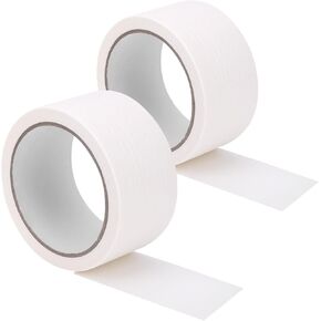 2 قطعة كتاب ملزم الشريط الأبيض كتاب شريط لاصق 2 بوصة واسعة كتاب العمود الفقري الشريط القماش كتاب طقم تصليح للكتب والملفات DIY بها بنفسك in Kuwait